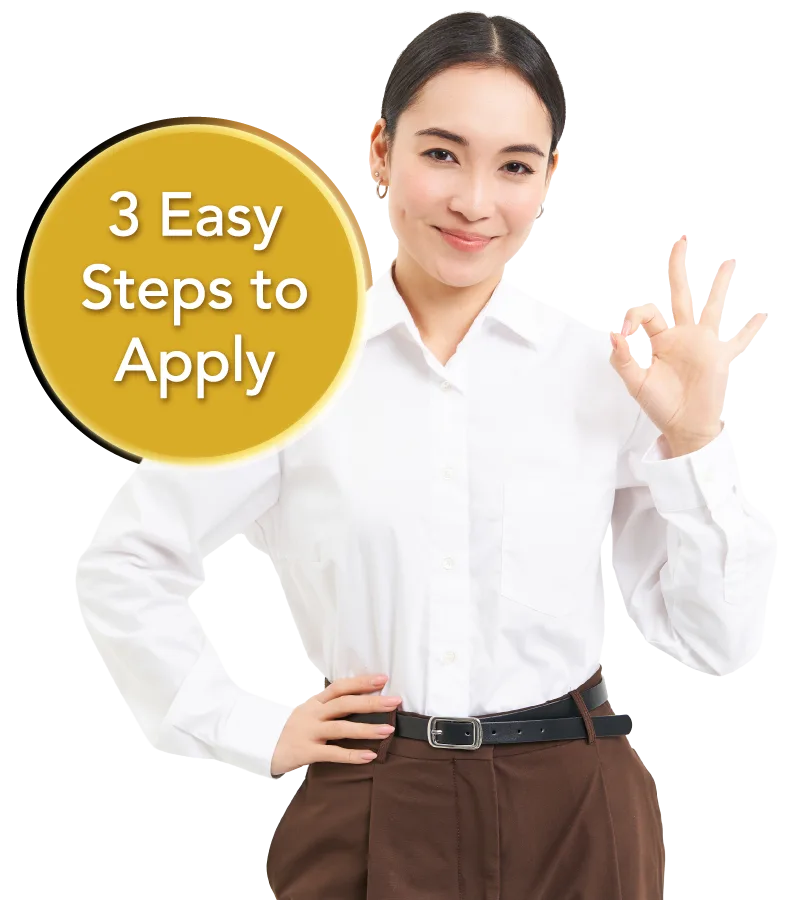 lady with ok sign