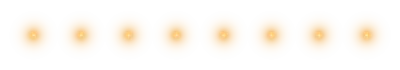 line of golden dots